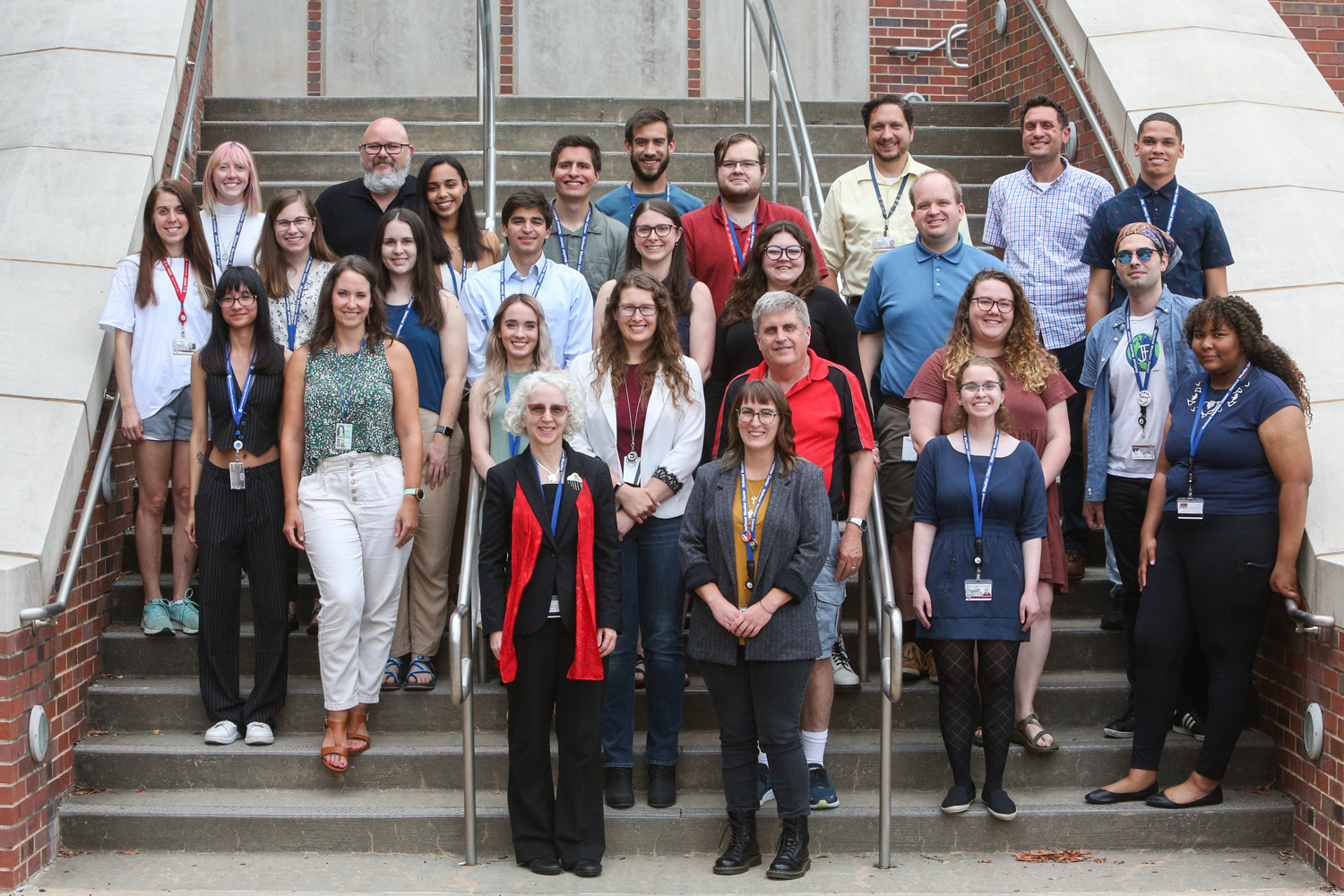 Photo of REU 2022 students and mentors