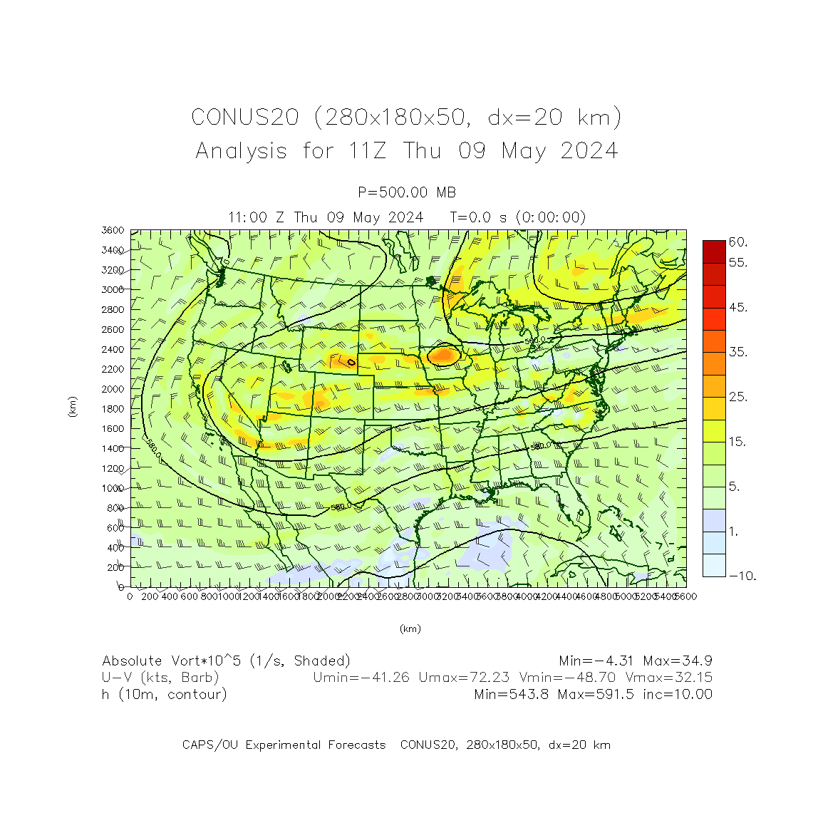 US
            500mb Map